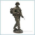 Outdoor Decoration Life Size Bronze Warrior Statue